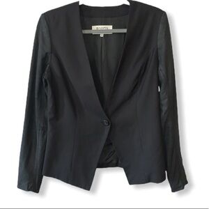 BB Dakota Suede Sleeve Blazer